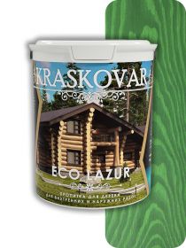 Пропитка для Дерева Kraskovar Eco Lazur Акация 0,9л / Красковар