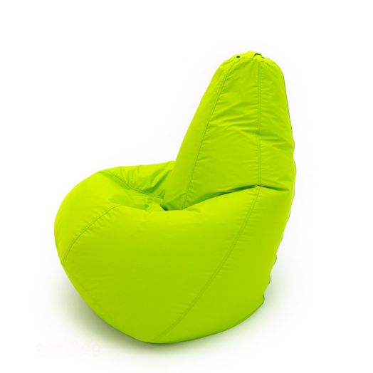 Кресло груша ХАЙП из влагостойкой ткани (Лайм)