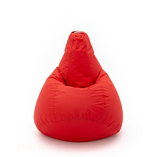 Кресло груша ХАЙП из влагостойкой ткани (Красный)