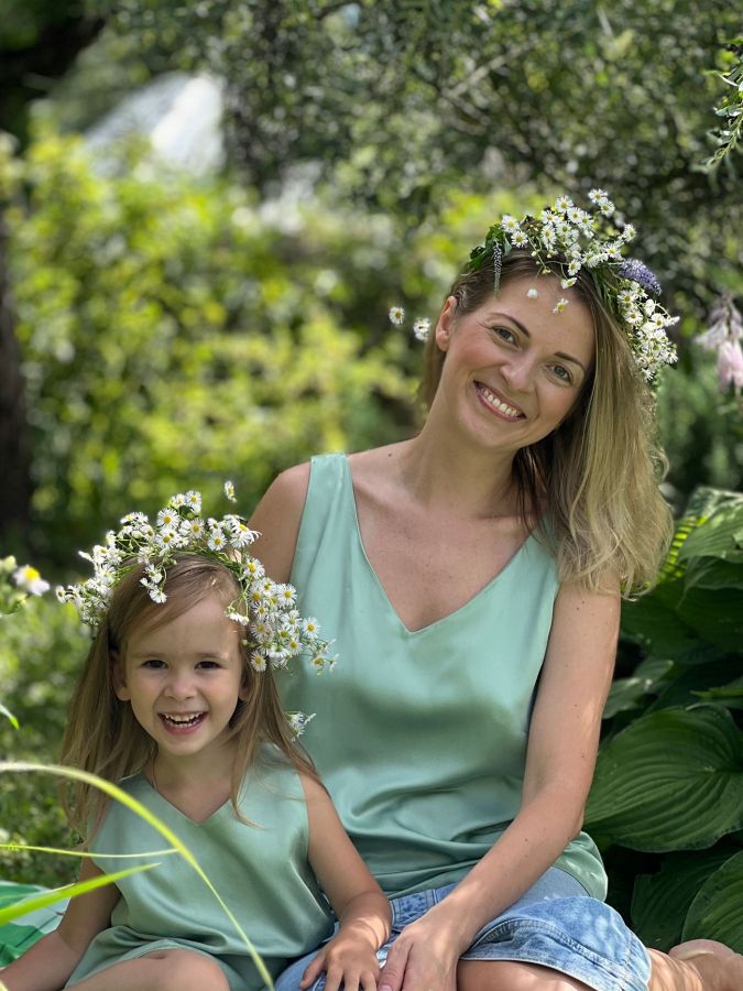 Топ из бамбука фисташка детский