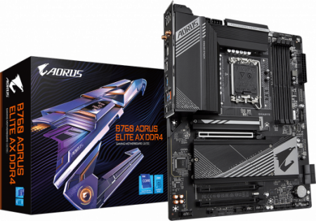 Материнская плата 1700 Gigabyte B760 Aorus Elite AX DDR4