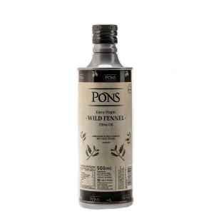 Оливковое масло с диким Фенхелем Pons Wild Fennel Olive Oil в жести 500 ml - Испания