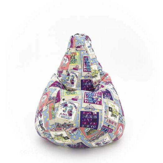 Кресло-мешок (груша) ДРИМ из жаккарда
