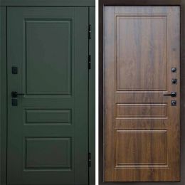 Входная дверь Termo-door Орегон Грин Классик Дуб с терморазрывом Металлическая