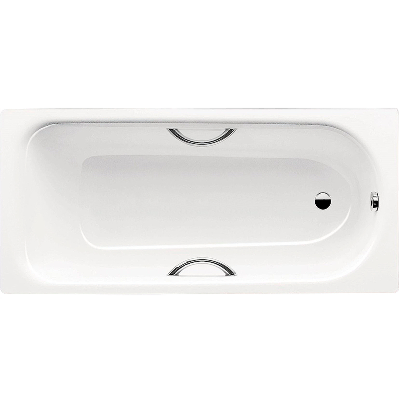 Изображение Стальная ванна Kaldewei Saniform Plus Star 336 170х75 133630003001 с покрытием Аnti-slip и Easy-clean с отверстиями под ручки