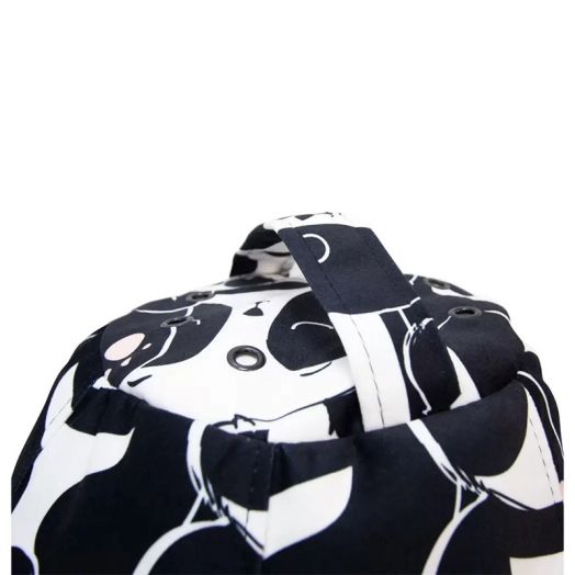 Кресло-мешок (груша) ПАНДЫ из велюра