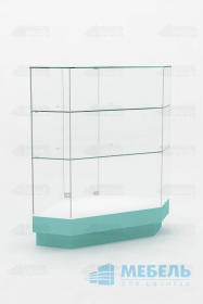 Прилавок угловой трехуровневый