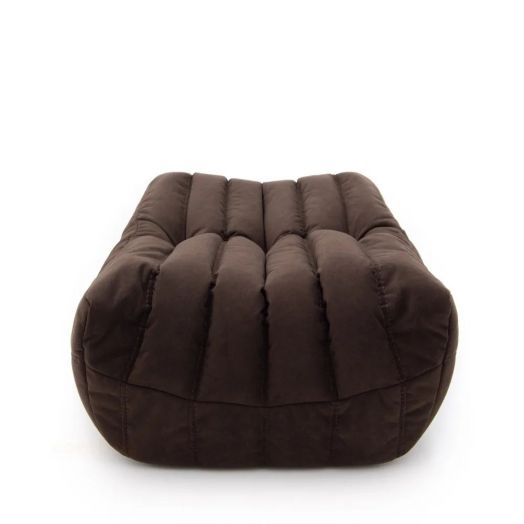 Бескаркасный пуф ФРАНЦУЗ  из микровелюра (Шоколад)