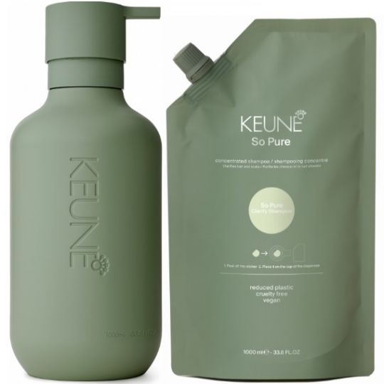 Keune So Pure Набор Очищающий шампунь 1000 мл