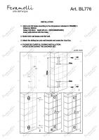 Штанга для душа Feramolli BL776, черный схема 2