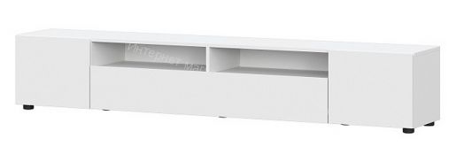 Тумба для телевидеоаппаратуры Токио Белый текстурный