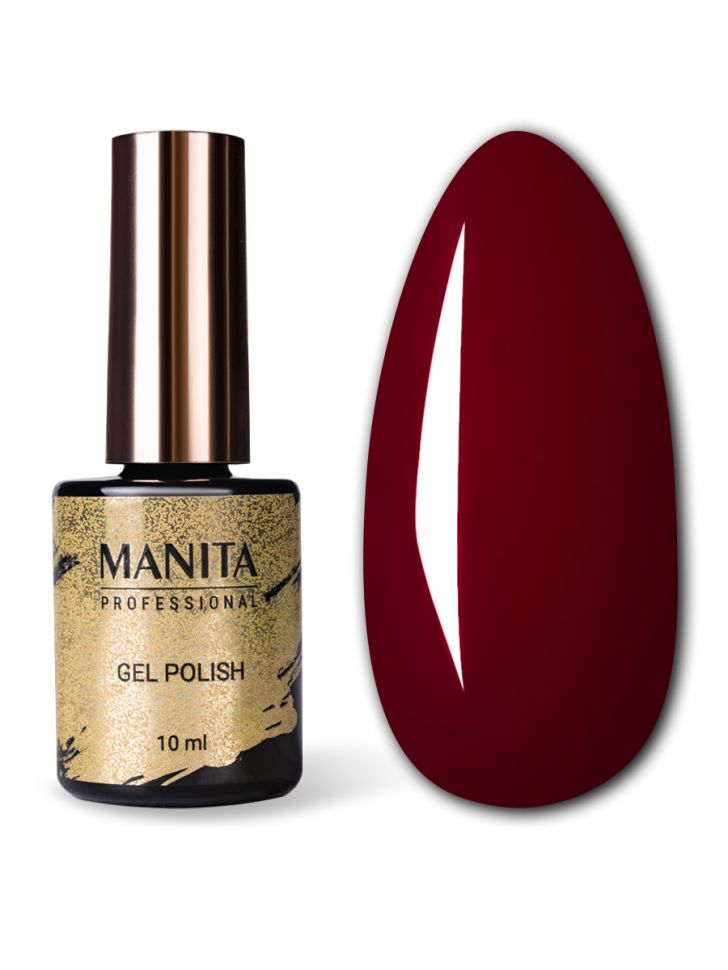 Гель лак MANITA PROFESSIONAL CLASSIC №038 "BURGUNDY RED" (10 мл)