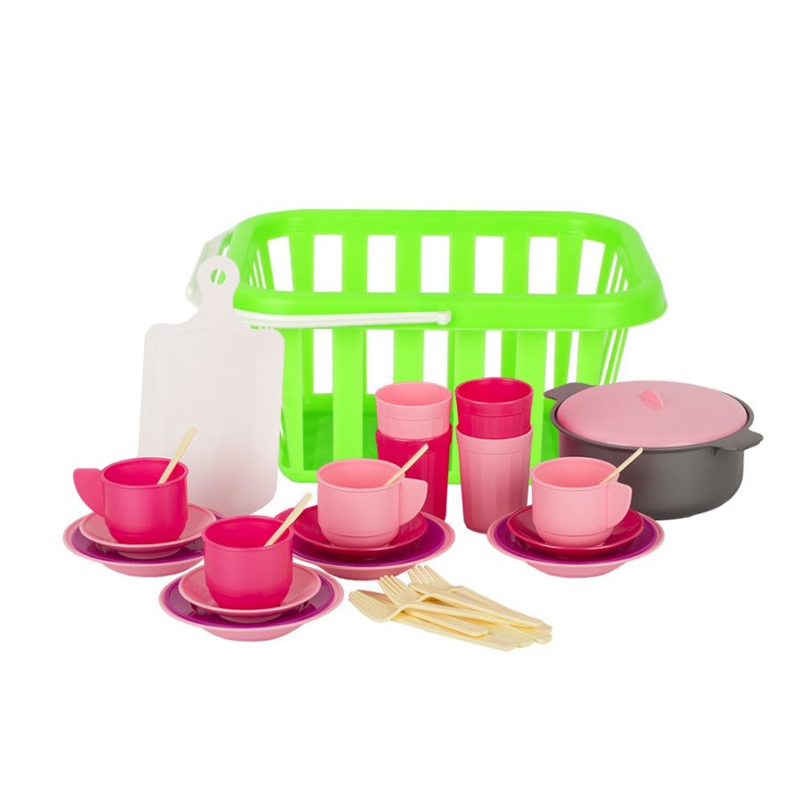 Игра Детский кухонный набор «Пикник» в корзинке 39 пр.
