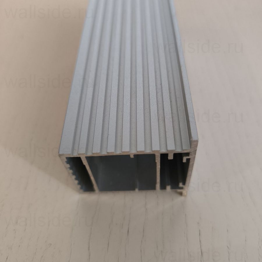 Профиль для полотна прямого открывания под стекло 40 мм