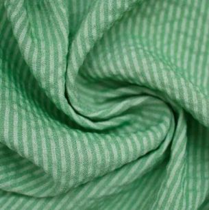 Вискоза полоска, зеленая, 50х37 см