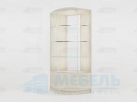 Витрина из ЛДСП и стекла 02