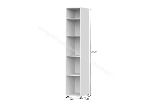 Пенал Токио Белый текстурный