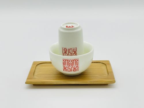 Чайная пара"Тюльпан"фарфор 35 мл