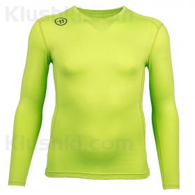 Белье компрессионное (футболка) Warrior LS Shirt (JR) Салатовый