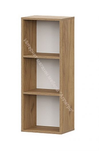 Шкаф навесной Милан Дуб Золотой/Белый Матовый