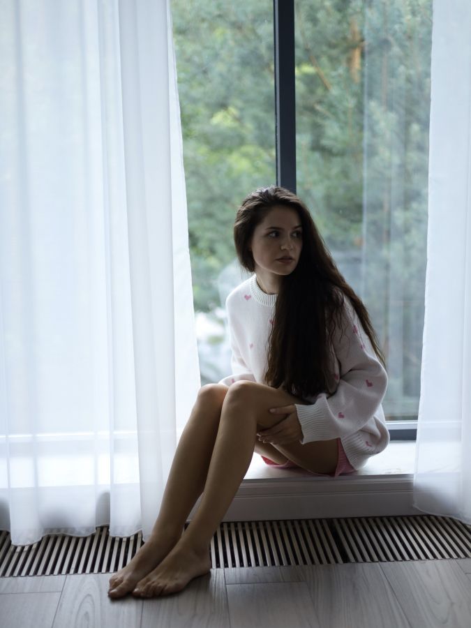 Свитер с сердечками