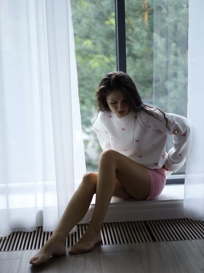 Свитер с сердечками