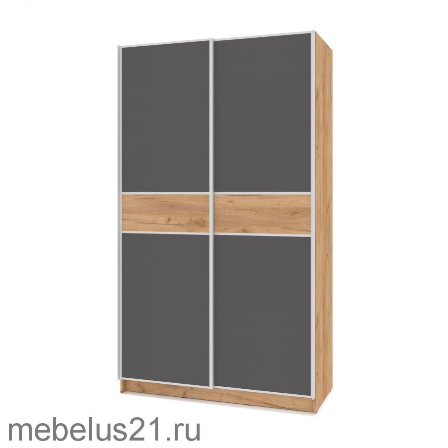 Шкаф купе Браун со вставкой 1500