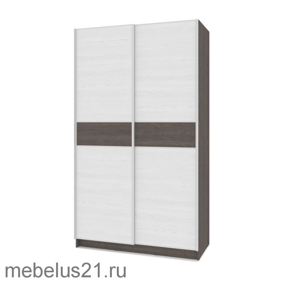 Шкаф купе Браун со вставкой 1500