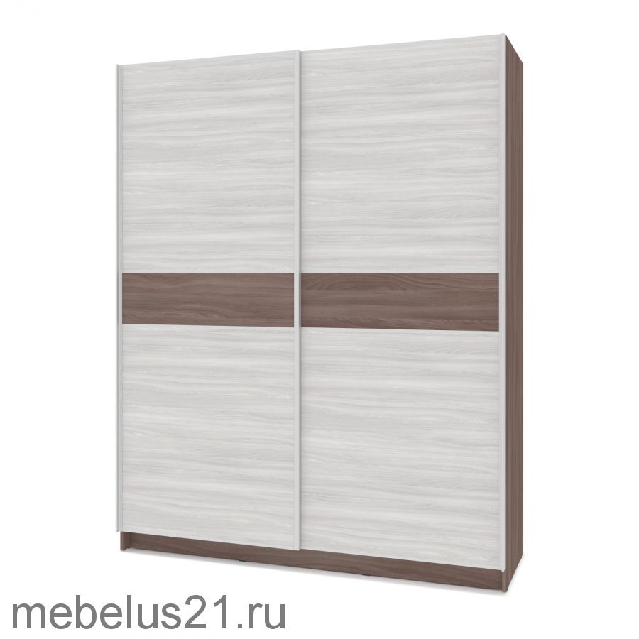 Шкаф купе Браун со вставкой 1600