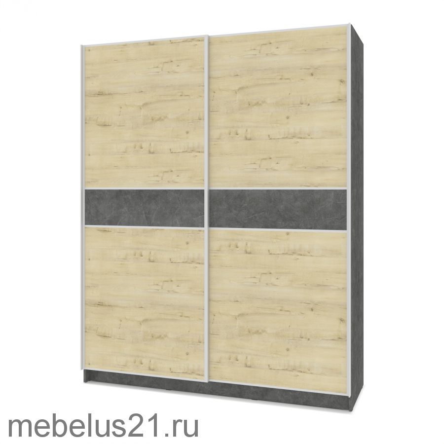 Шкаф купе Браун со вставкой 1600