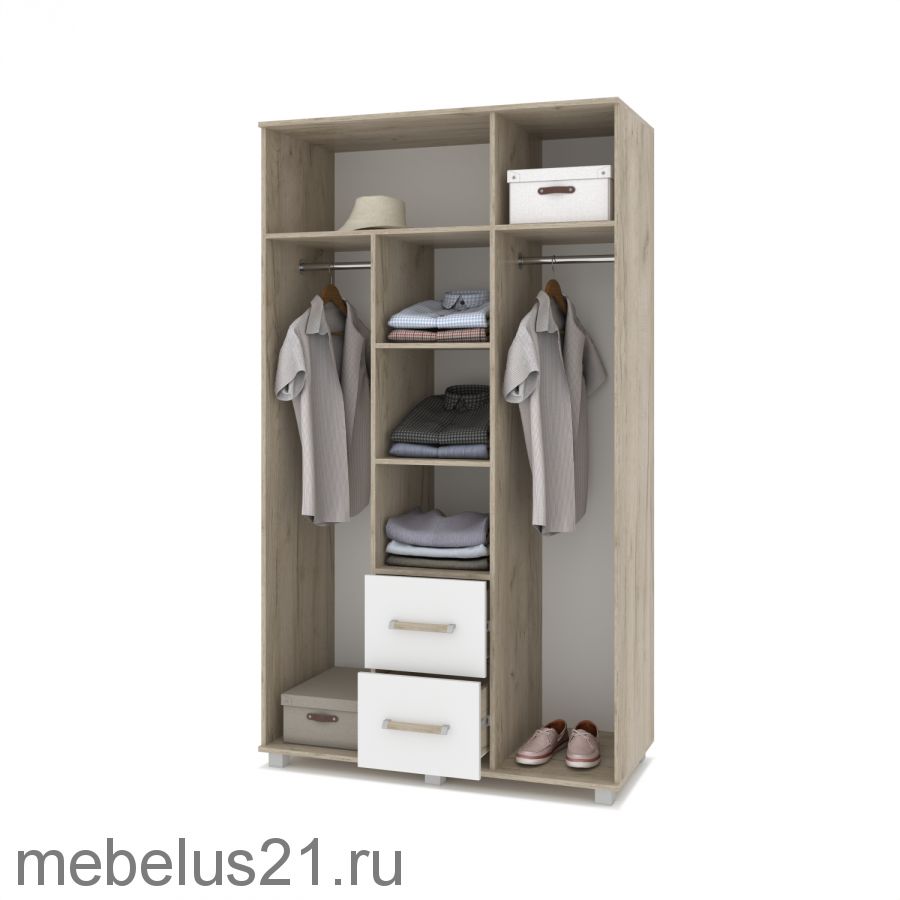 Шкаф 3-х створчатый Виора В-34