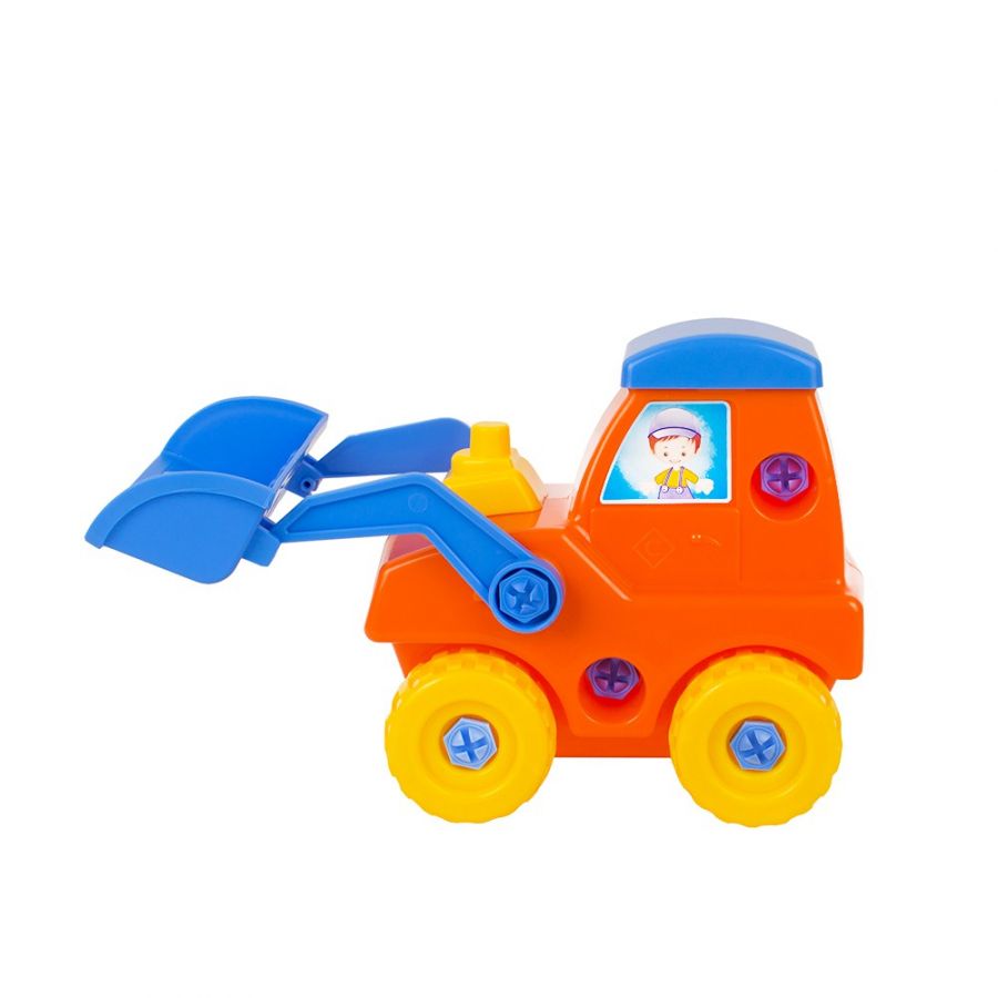 Игрушка «Трактор» (19 предметов, отвертка 1шт.)