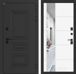 Дверь входная Лабиринт АЛЯСКА ЛАЙТ 19 Белый софт металлическая