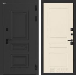 Дверь входная Лабиринт АЛЯСКА ЛАЙТ 03 Крем софт металлическая