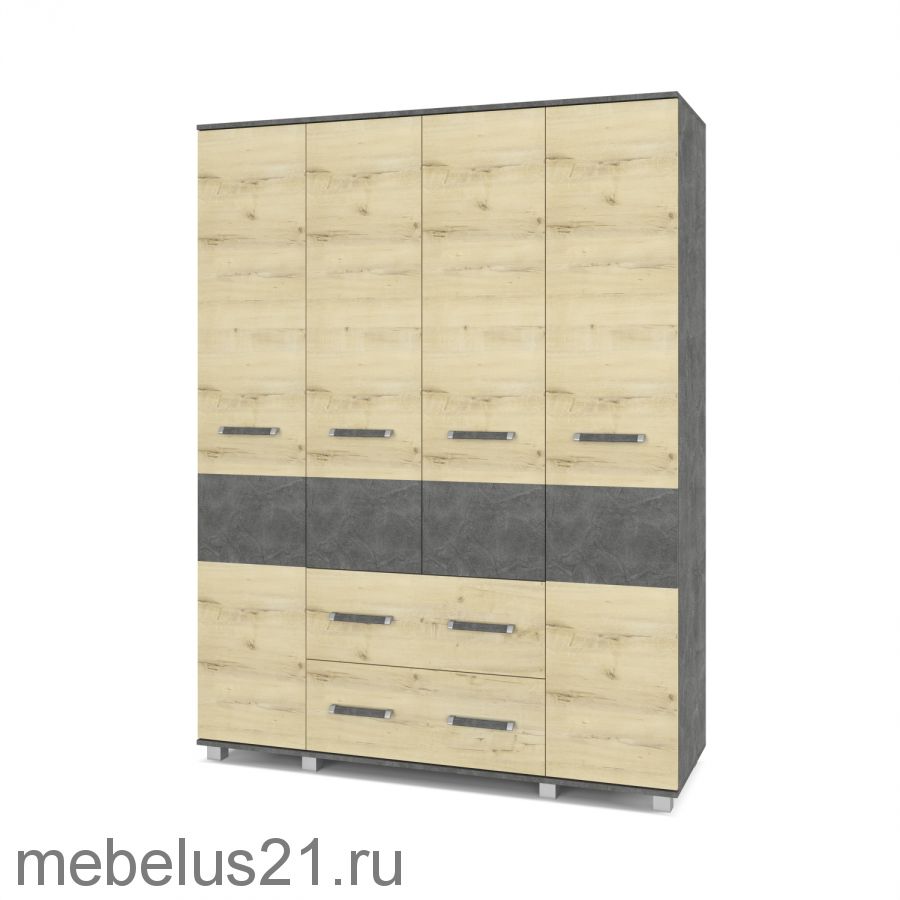 Шкаф 4-х створчатый Виора В-43