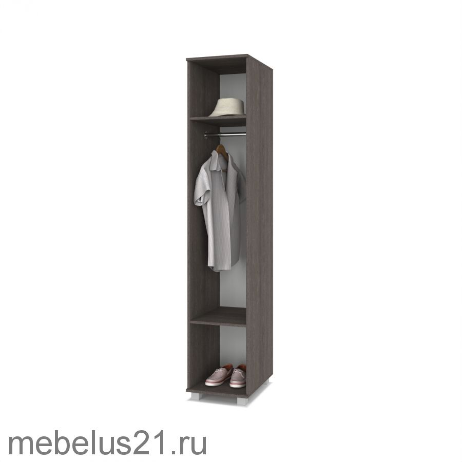 Шкаф пенал с зеркалом  Ева Е-12