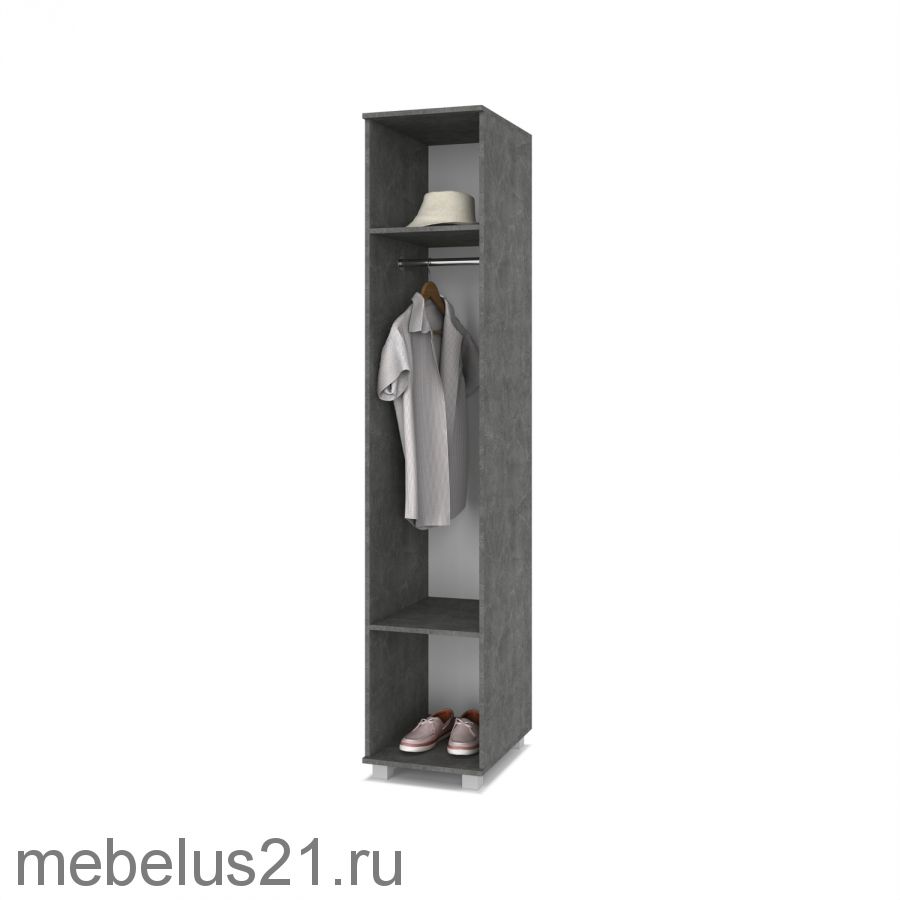 Шкаф пенал с зеркалом  Ева Е-12