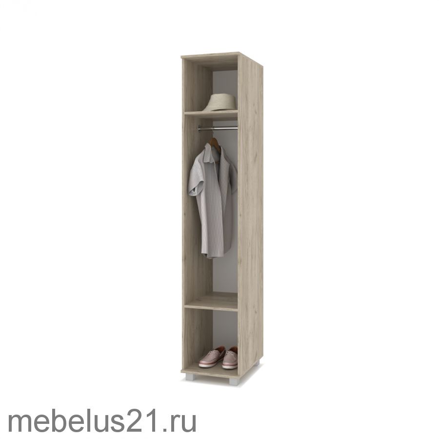 Шкаф пенал с зеркалом  Ева Е-12