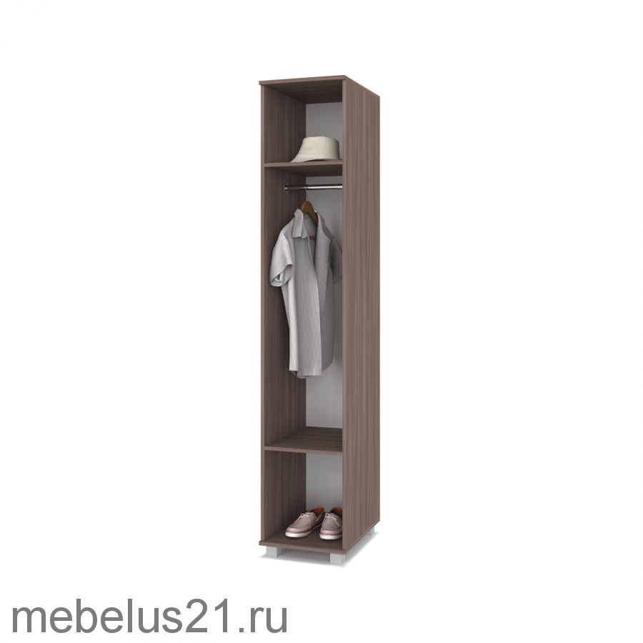 Шкаф пенал с зеркалом  Ева Е-12