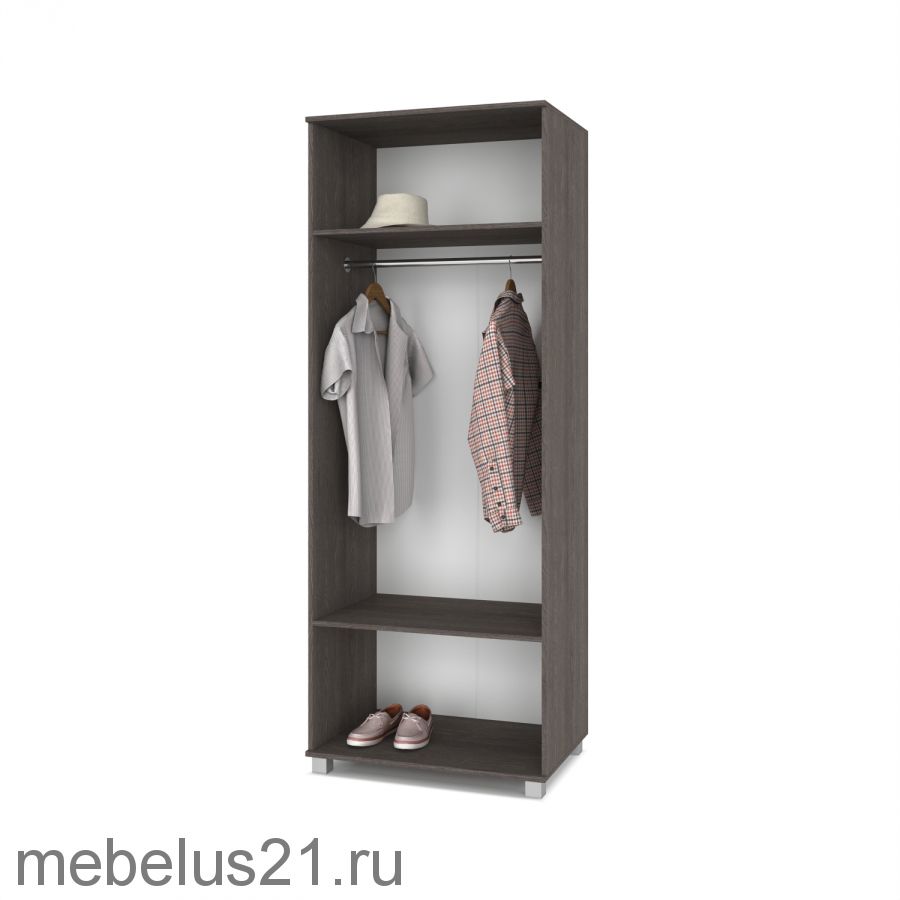 Шкаф 2-х створчатый с зеркалом  Ева Е-22