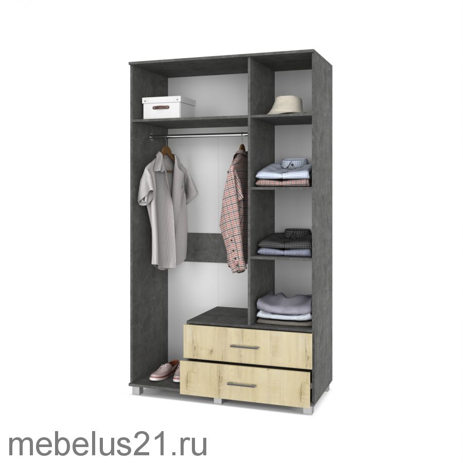 Шкаф 3-х створчатый Ева Е-33