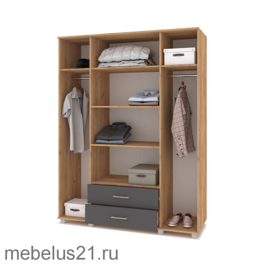 Шкаф 4-х створчатый Ева Е-43