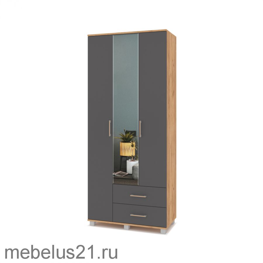Шкаф 3-х створчатый Карина К-33
