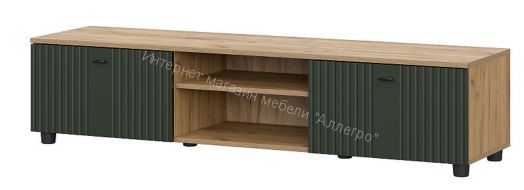 Гостиная Милан Дуб Золотой/Олива Софт