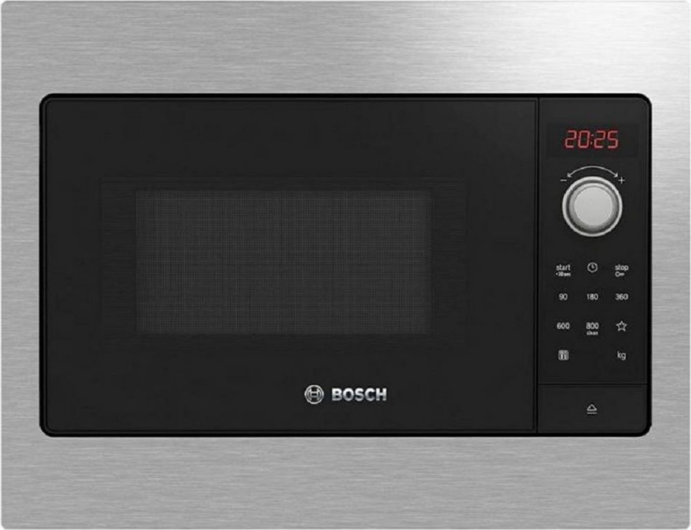 Микроволновая печь встраиваемая Bosch BFL623MS3, серебристый/черный