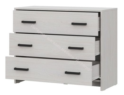 Комод 3 ящика МСП 1 Серия 2 Ясень Анкор Светлый