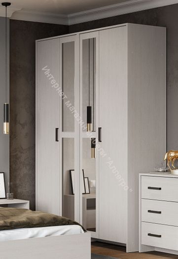 Шкаф двухстворчатый МСП 1 Ясень Анкор Светлый