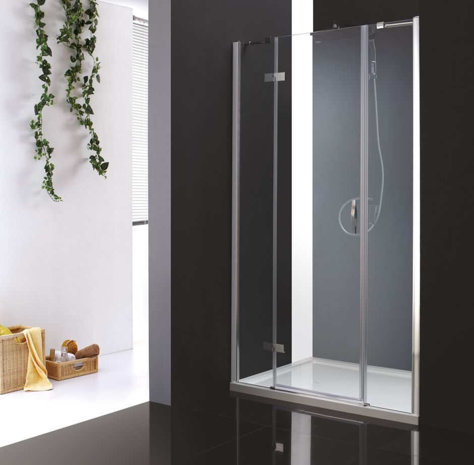 Изображение Душевая дверь в нишу CEZARES BERGAMO-W-B-13-30+60/30-P-Cr