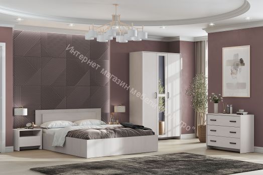 Спальня МСП 1 Ясень Анкор Светлый