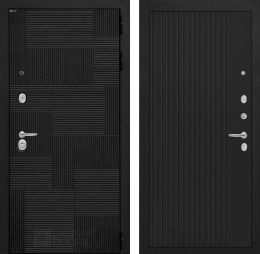 Дверь Входная Лабиринт PAZL 29 Черный кварц